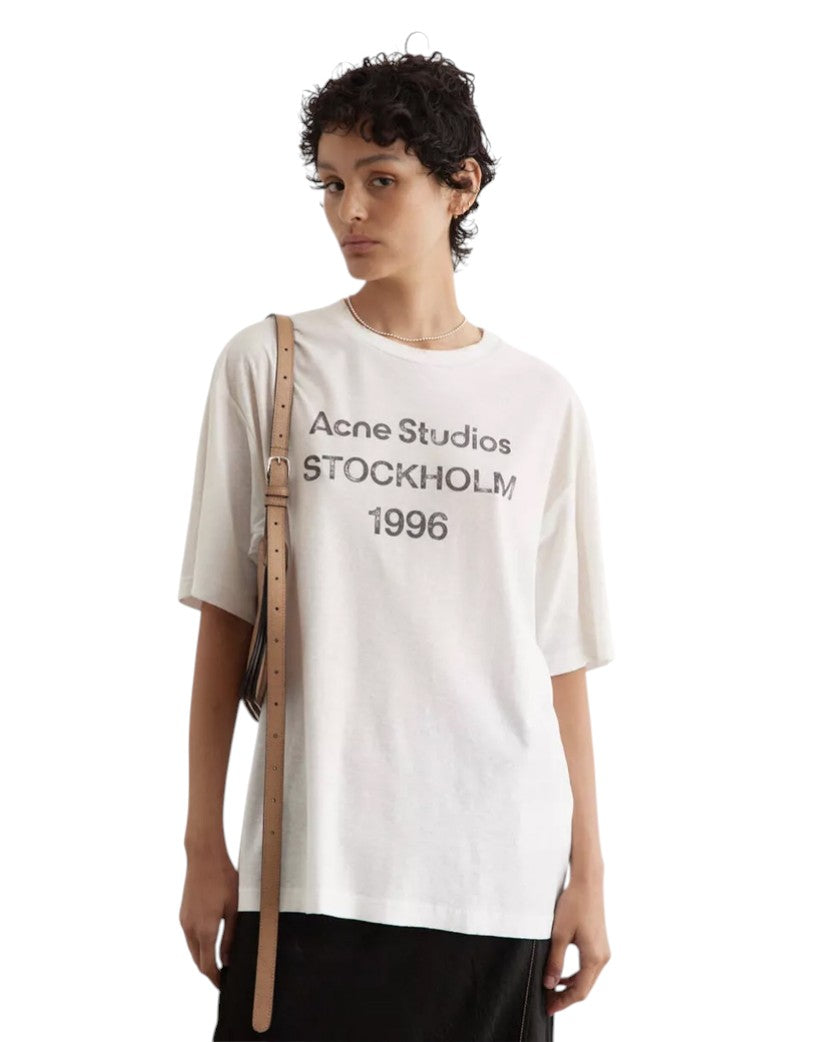 Футболка Acne Studios Exford 1996 T-Shirt White | SSTORIES