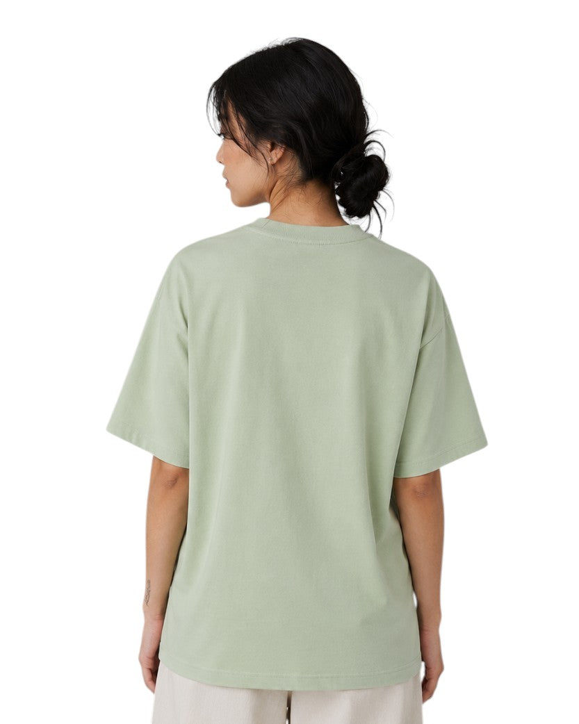 AMI Paris Ami De Coeur Tonal Small Heart T-Shirt Light Green