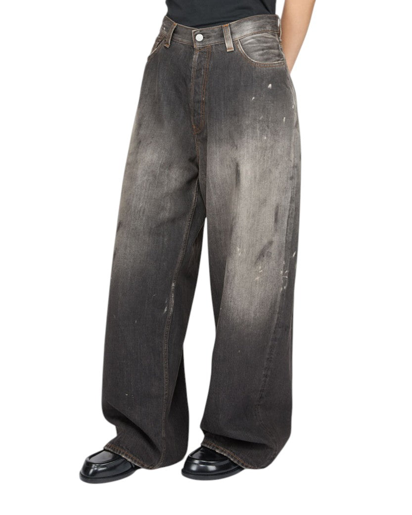 Acne Studios Super Baggy Fit Jeans Black