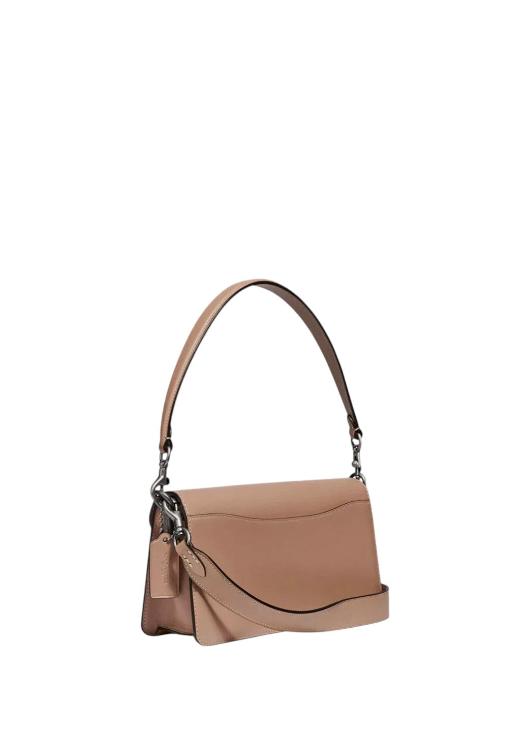 Coach Tabby Shoulder Bag 26 With Signature Canvas Sand Taupe