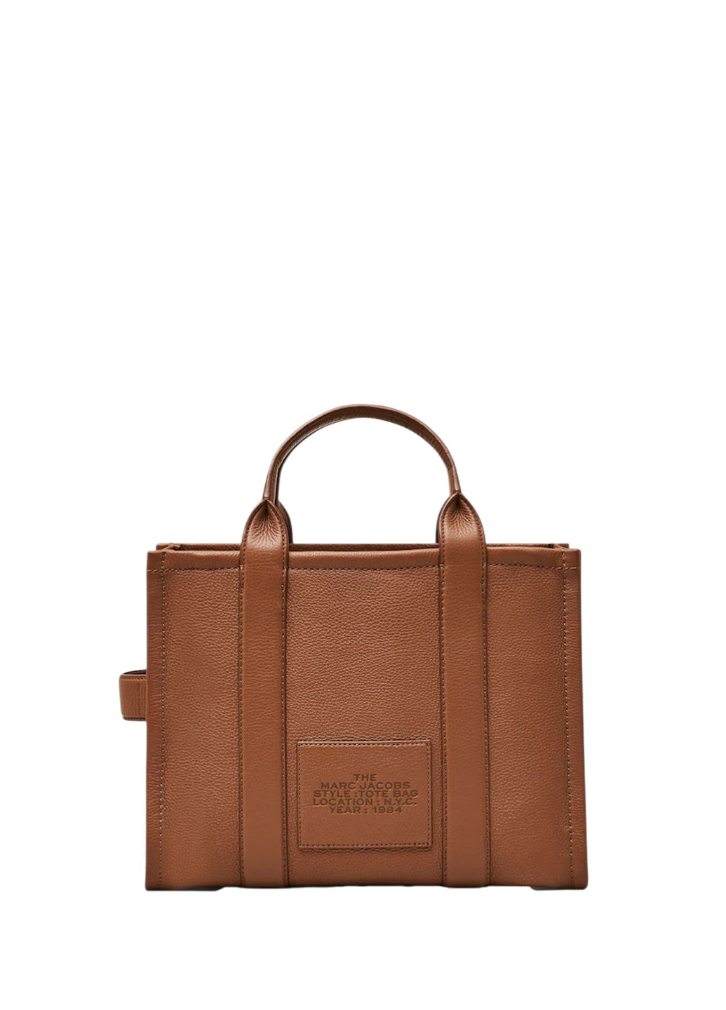 Marc Jacobs Leather Small Tote Bag Brown