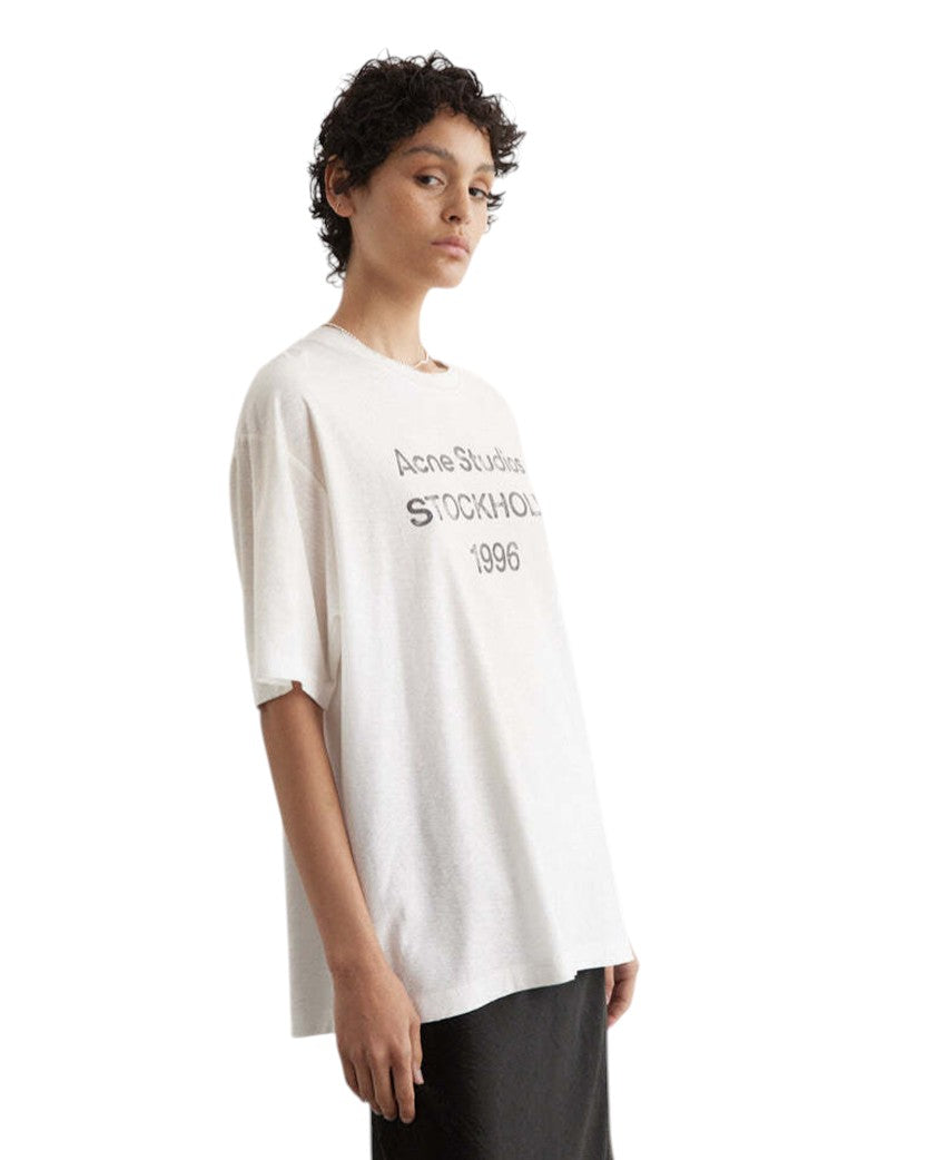 Футболка Acne Studios Exford 1996 T-Shirt White | SSTORIES