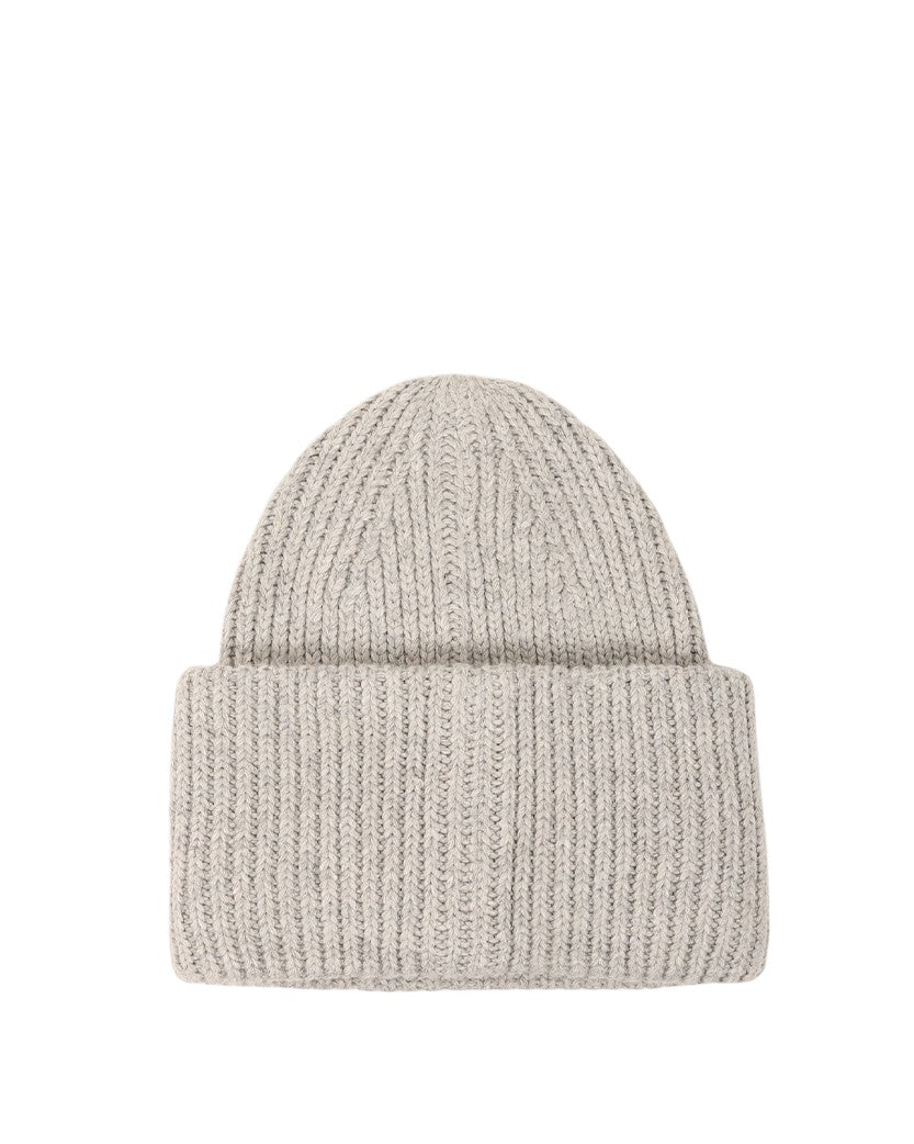 Acne Studios Rib knit beanie hat melange — SSTORIES