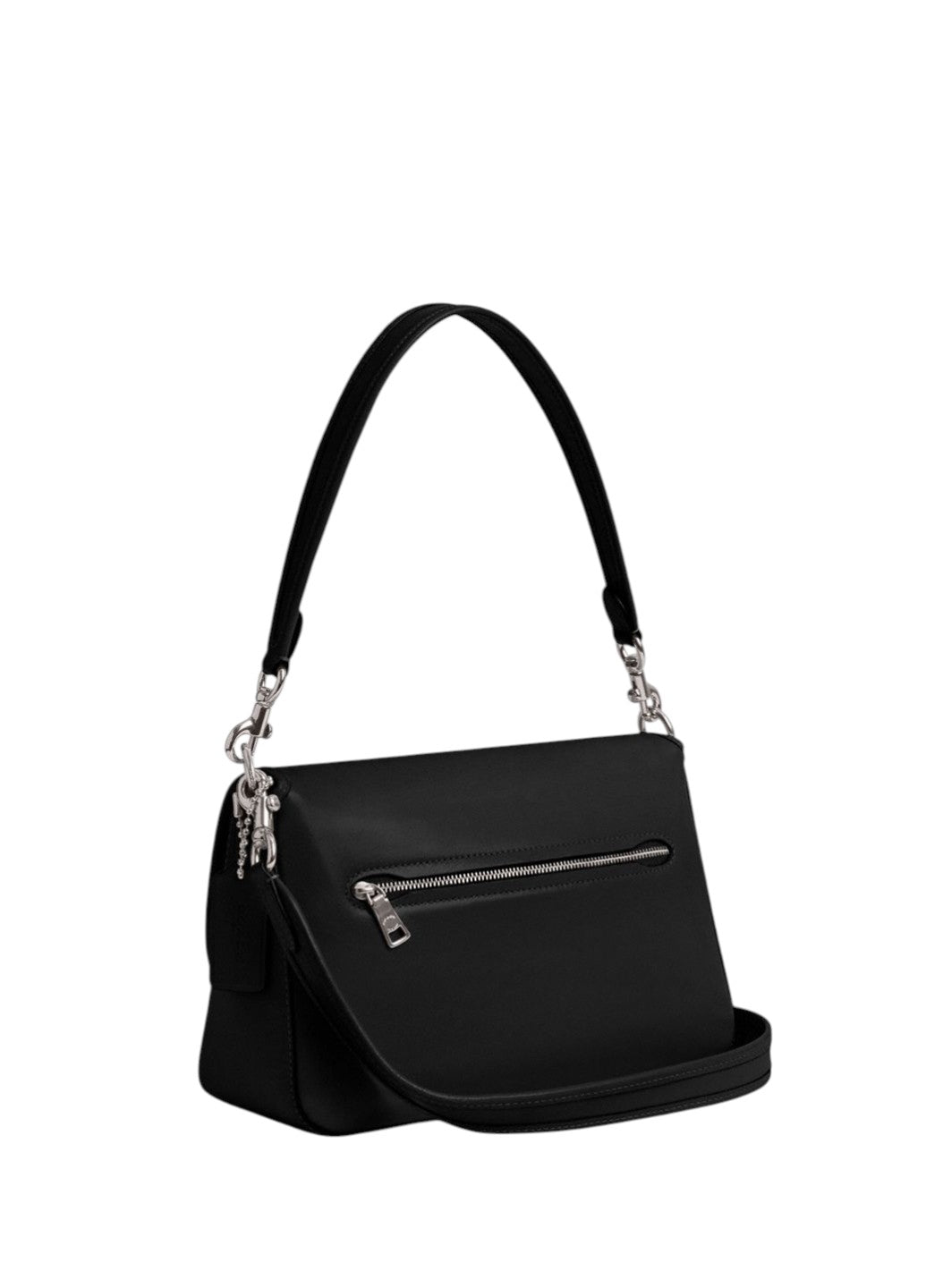 Coach Soft Tabby Shoulder Bag Black/Silver