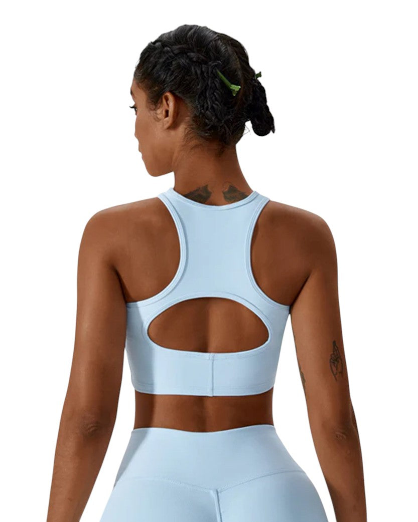 Топ Alo Yoga Fitness Top Sky Blue 833341-SBL | SSTORIES