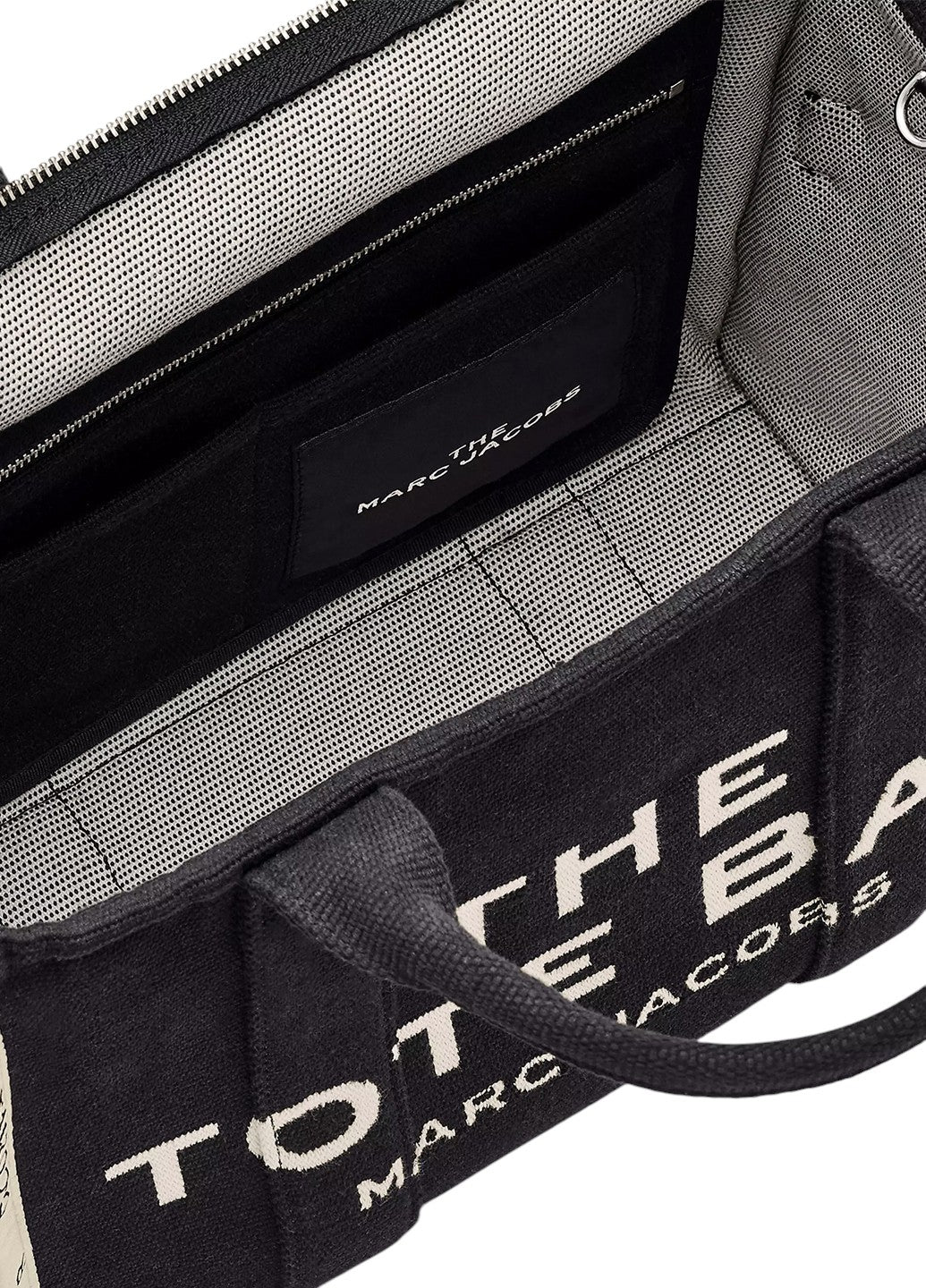 Сумка Marc Jacobs Jacquard Small Tote Bag Black — SSTORIES