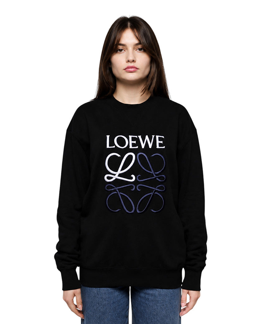 Loewe Anagram Sweatshirt Black