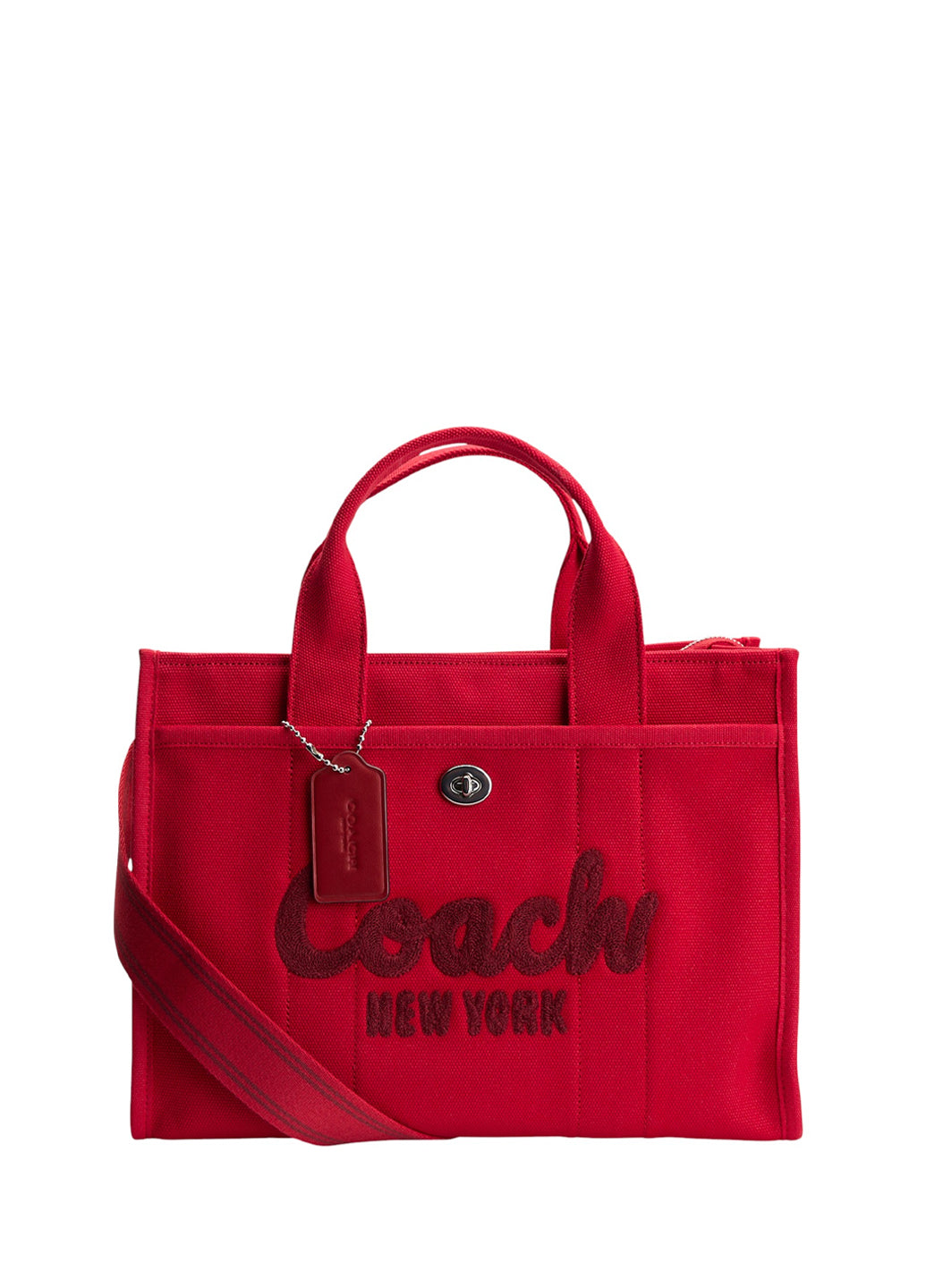 Coach Cargo Tote Bag 34 Red