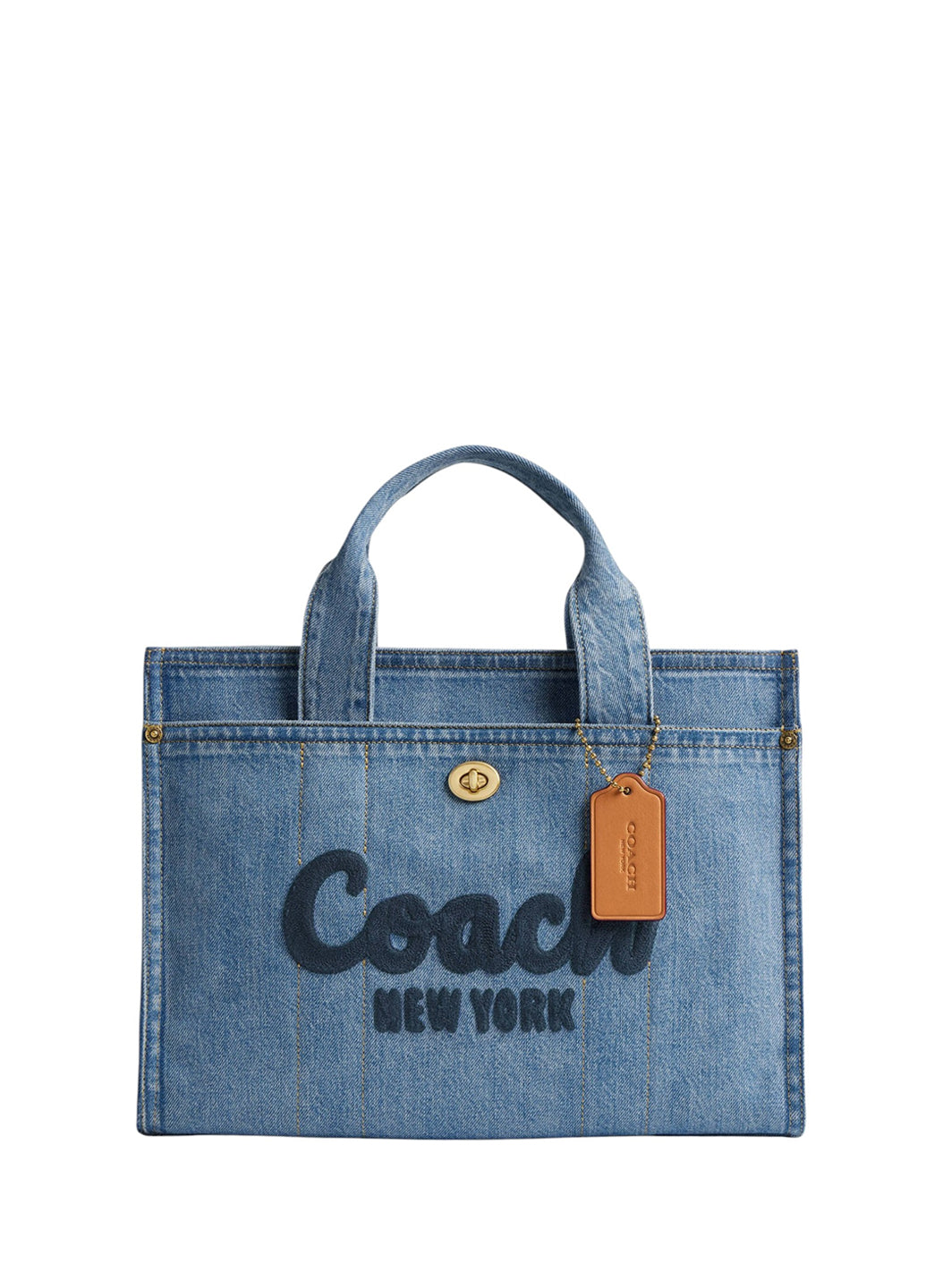 Coach Cargo Tote Bag 34 Denim