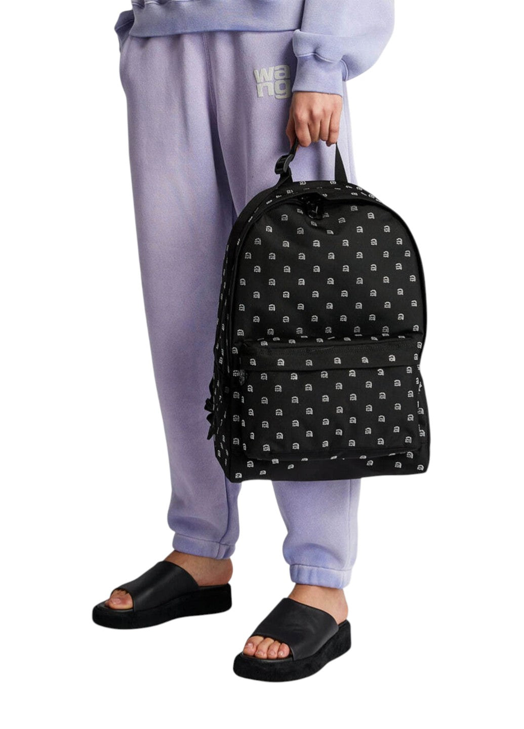 Рюкзак Alexander Wang Embellished Crystal Backpack Black — SSTORIES