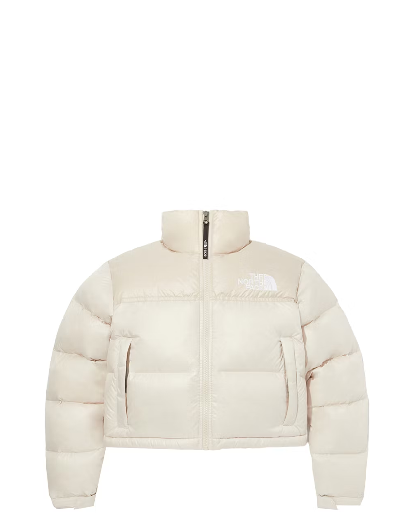 The North Face Women’s Nuptse Short Jacket Sand Shell