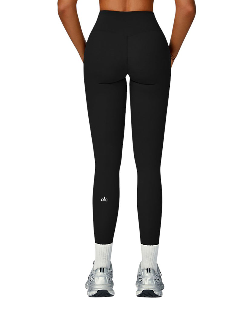 alo レギンス　ブラック　S Легінси Alo Yoga Stretch High Waist Sports Leggings Black D19108