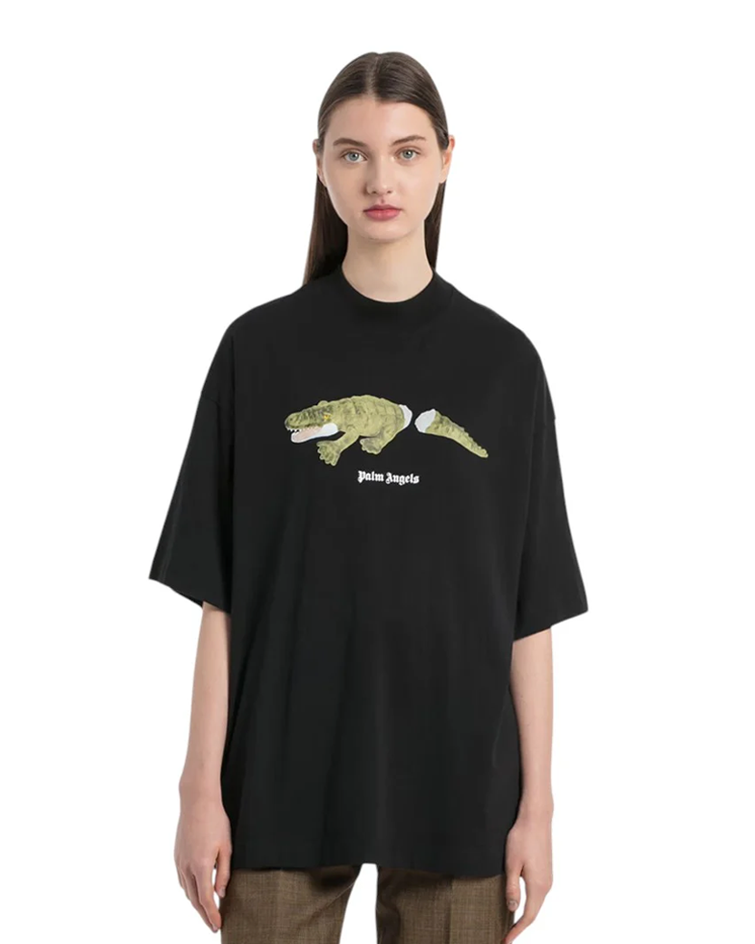 Palm Angels Croco T-Shirt Black