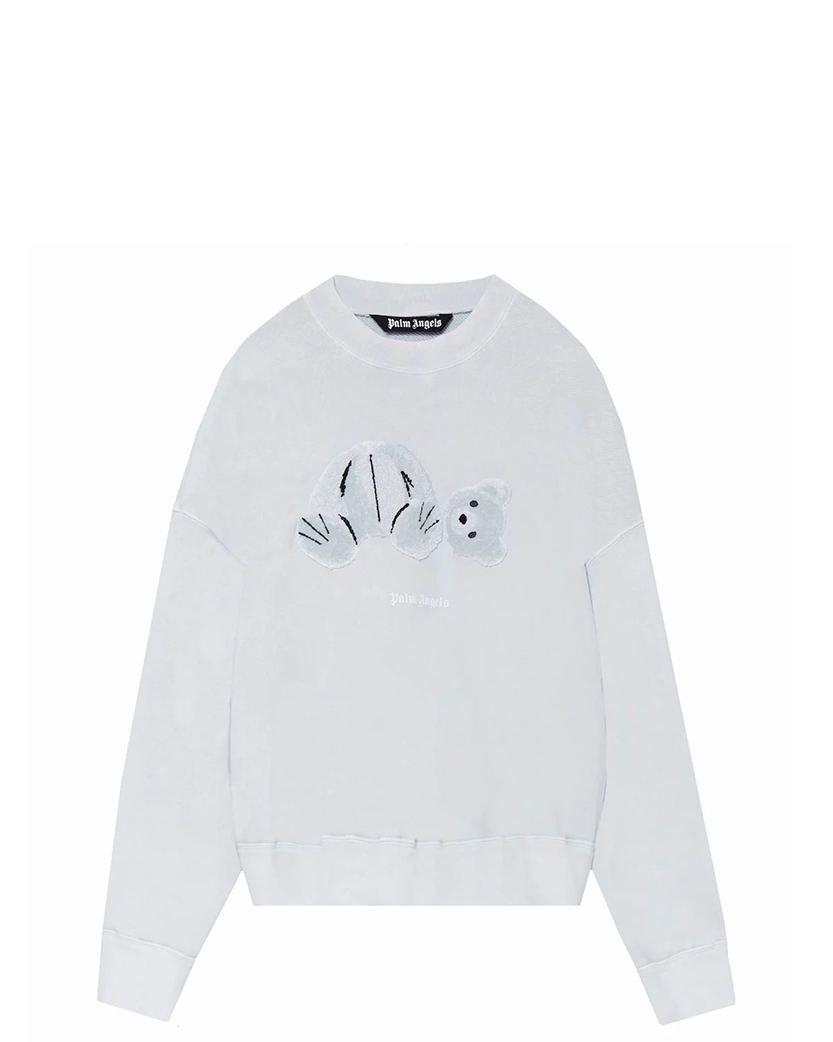 Palm Angels Ice Bear Sweatshirt Blue