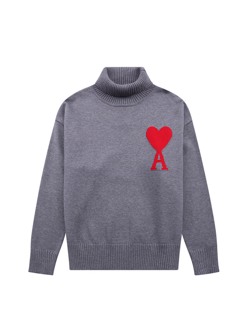 AMI Paris Ami de Coeur jumper Grey