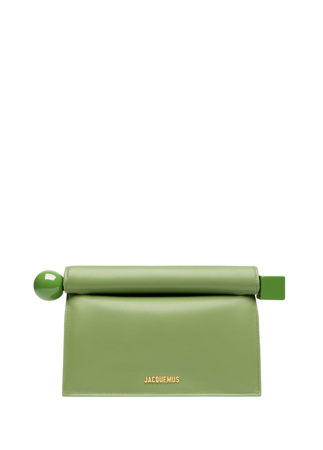 Jacquemus The Rond Carre Clutch Green