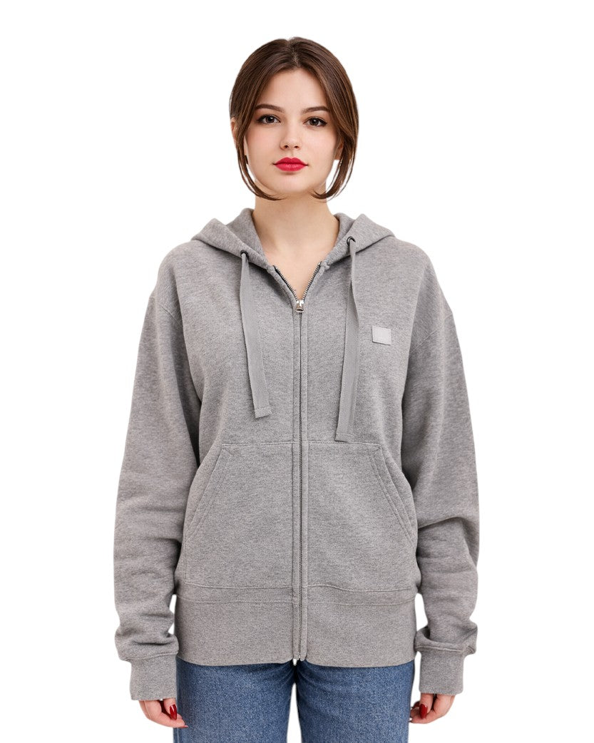 Acne Studios Ferris Zip Hoodie Grey
