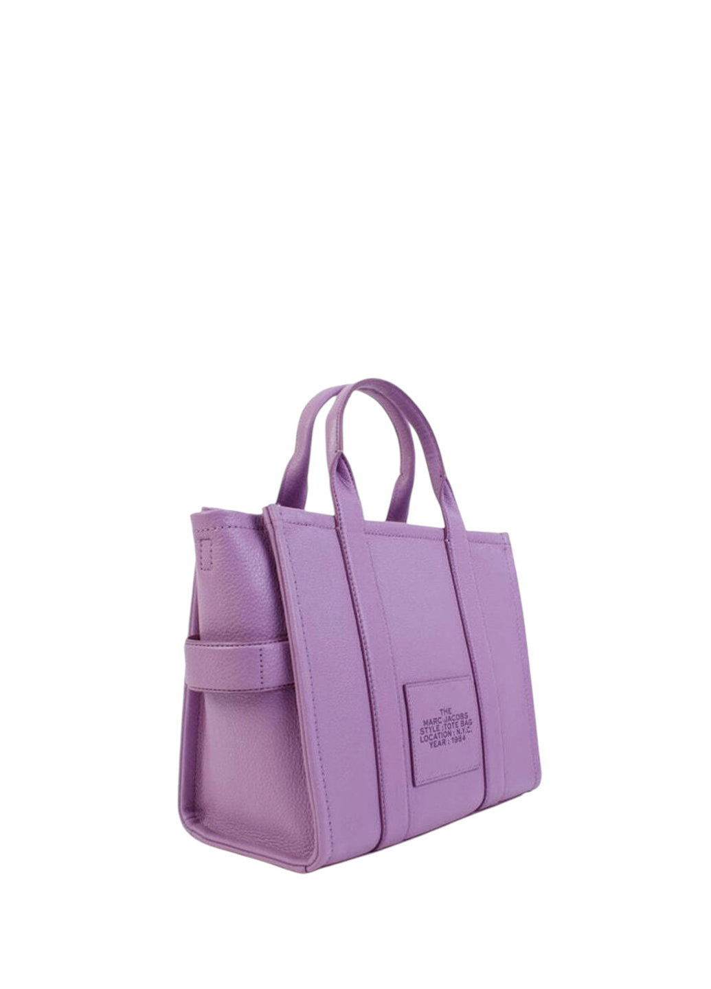 Marc Jacobs Leather Small Tote Bag Purple