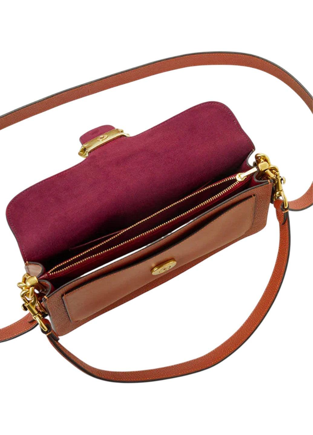 Сумка Coach Tabby Shoulder Bag 26 Brown — SSTORIES
