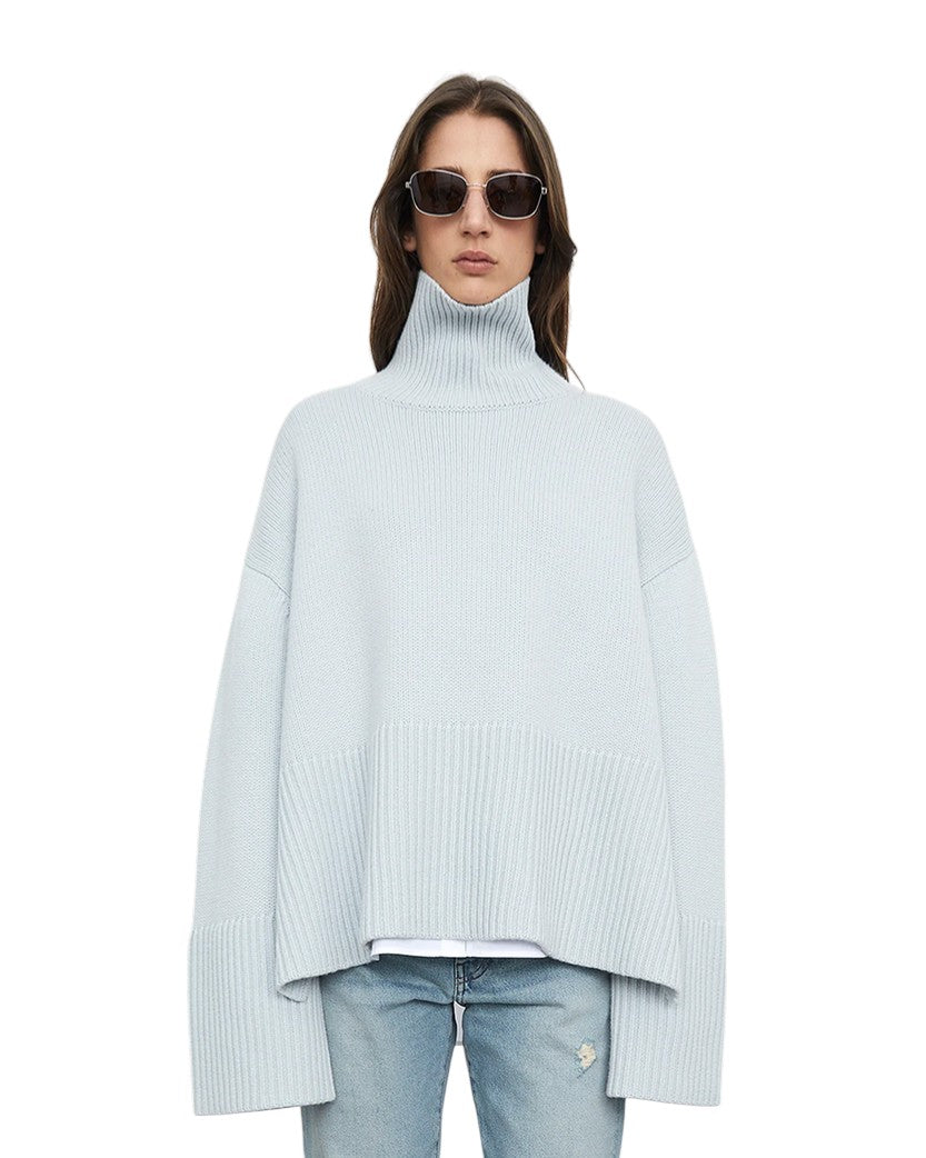 Toteme Heavy Cashmere Turtleneck Banker Blue