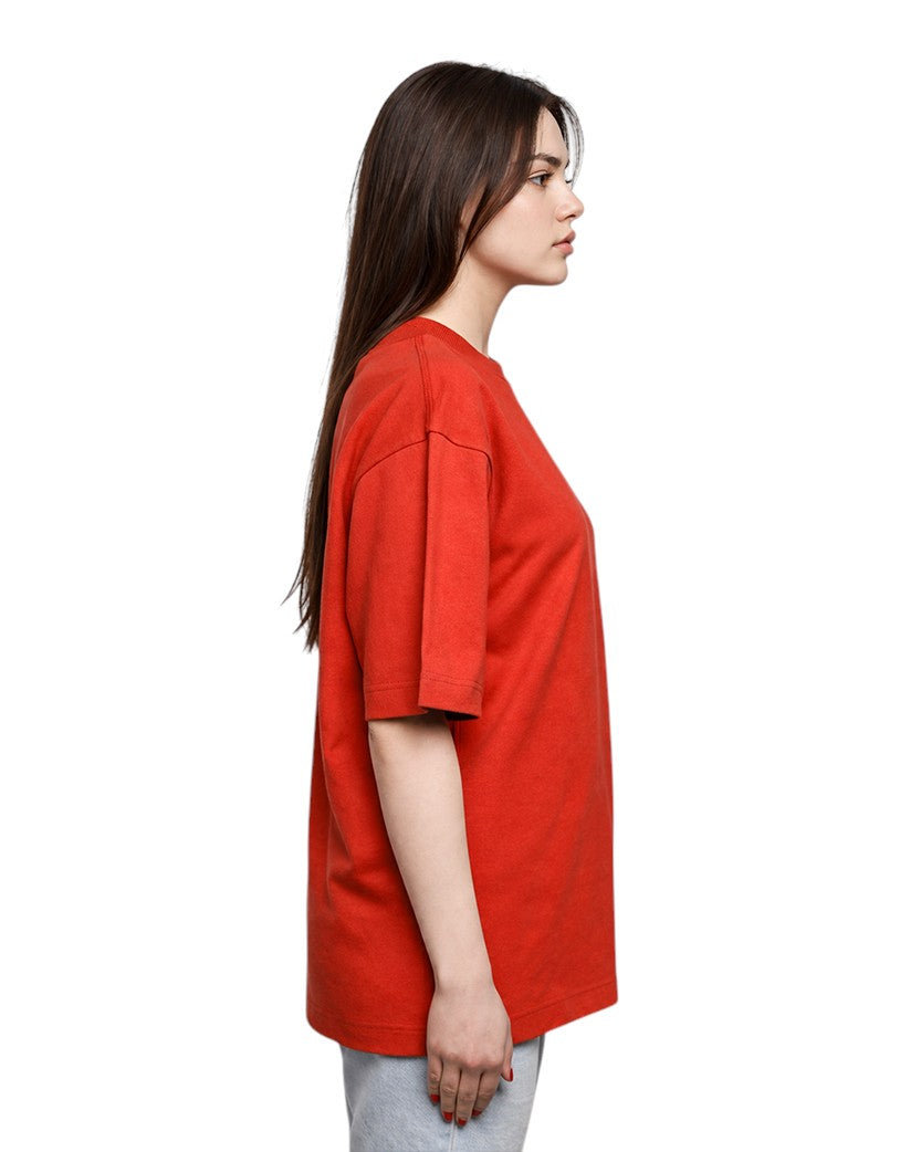 Acne Studios Logo cotton jersey T-shirt Orange