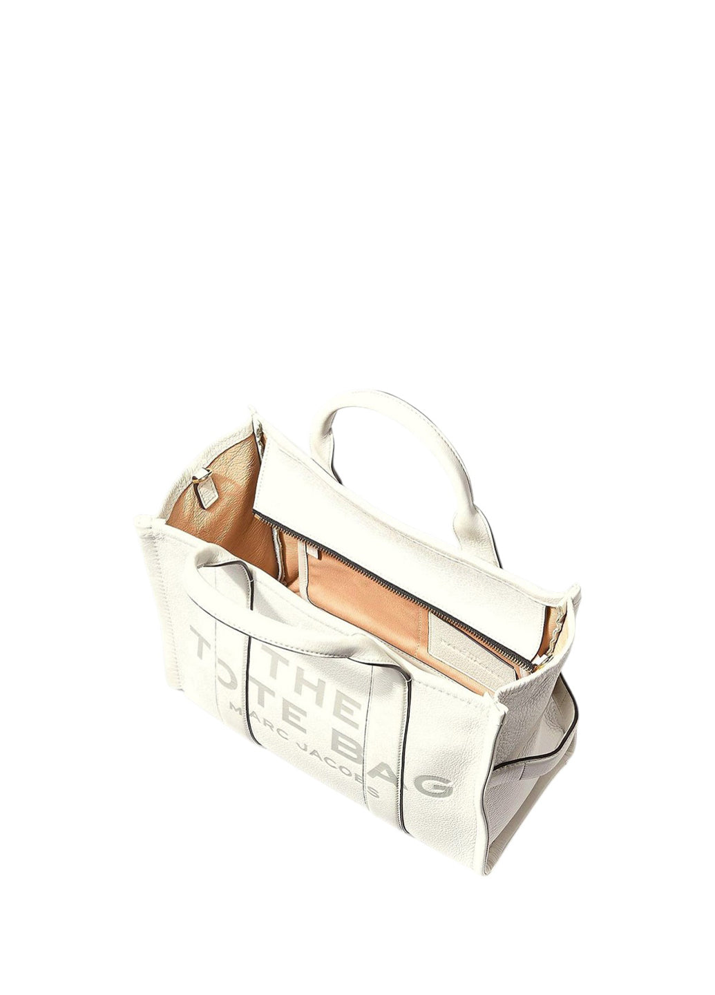 Marc Jacobs Leather Small Tote Bag White — SSTORIES