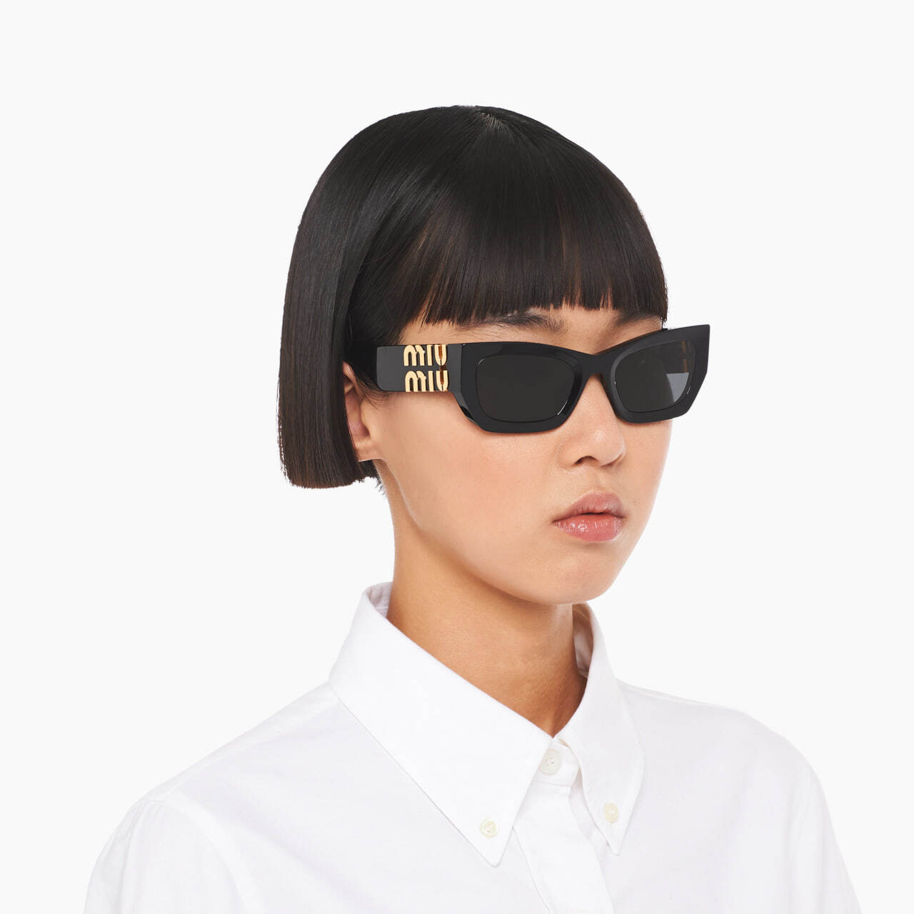 Miu Miu Glimpse Sunglasses MU09W Black