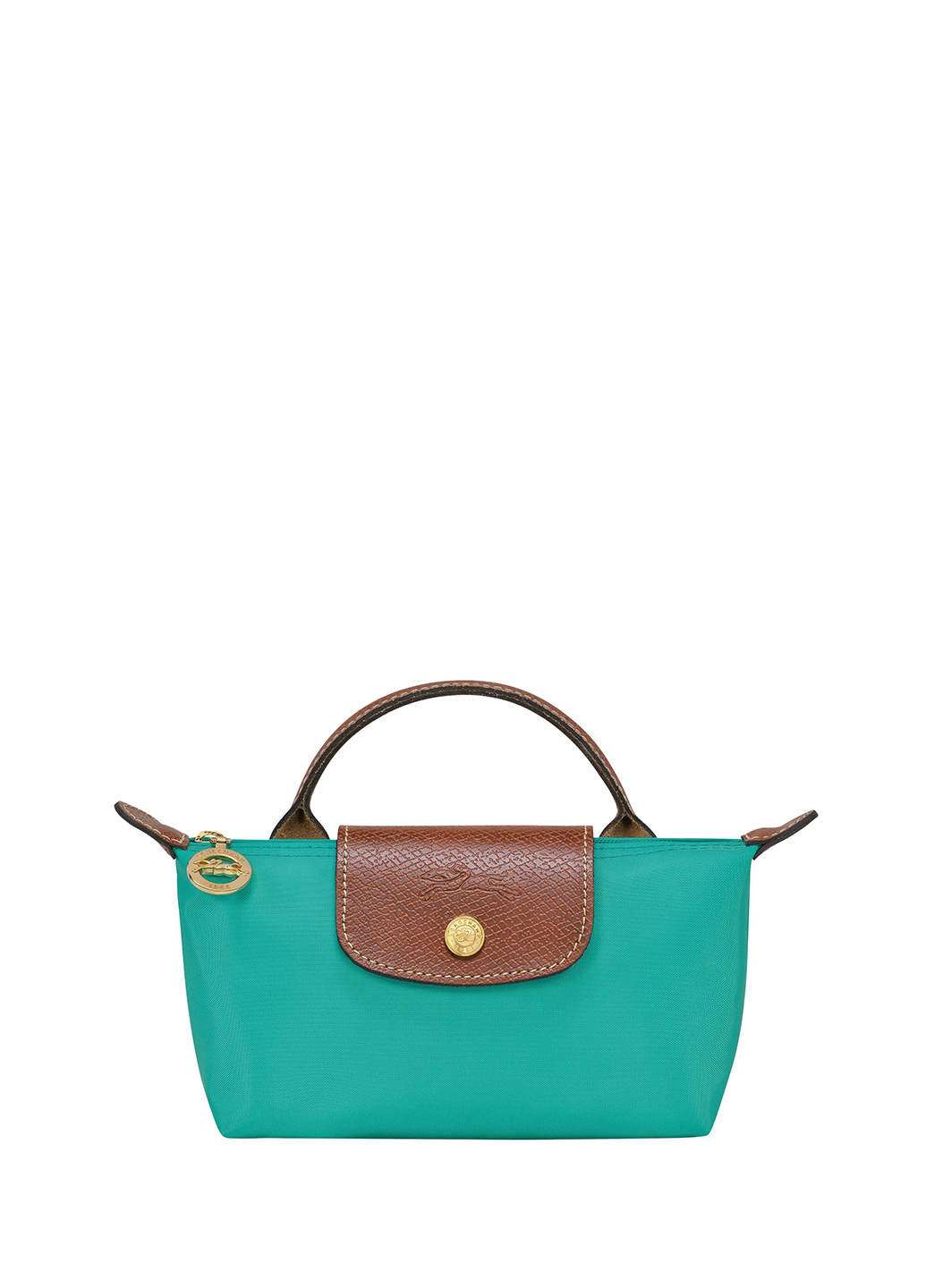 Longchamp Le Pliage Original Pouch With Handle Turquoise