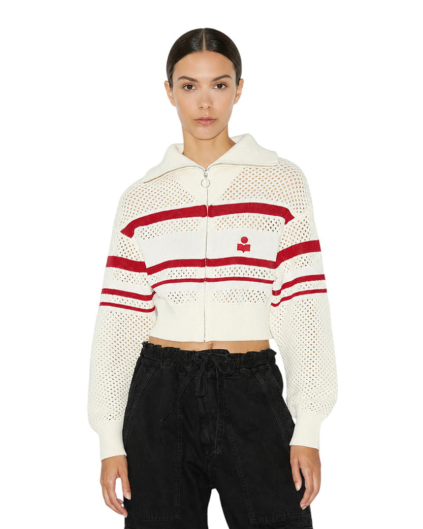 Isabel Marant Étoile Alec Cardigan Ecru