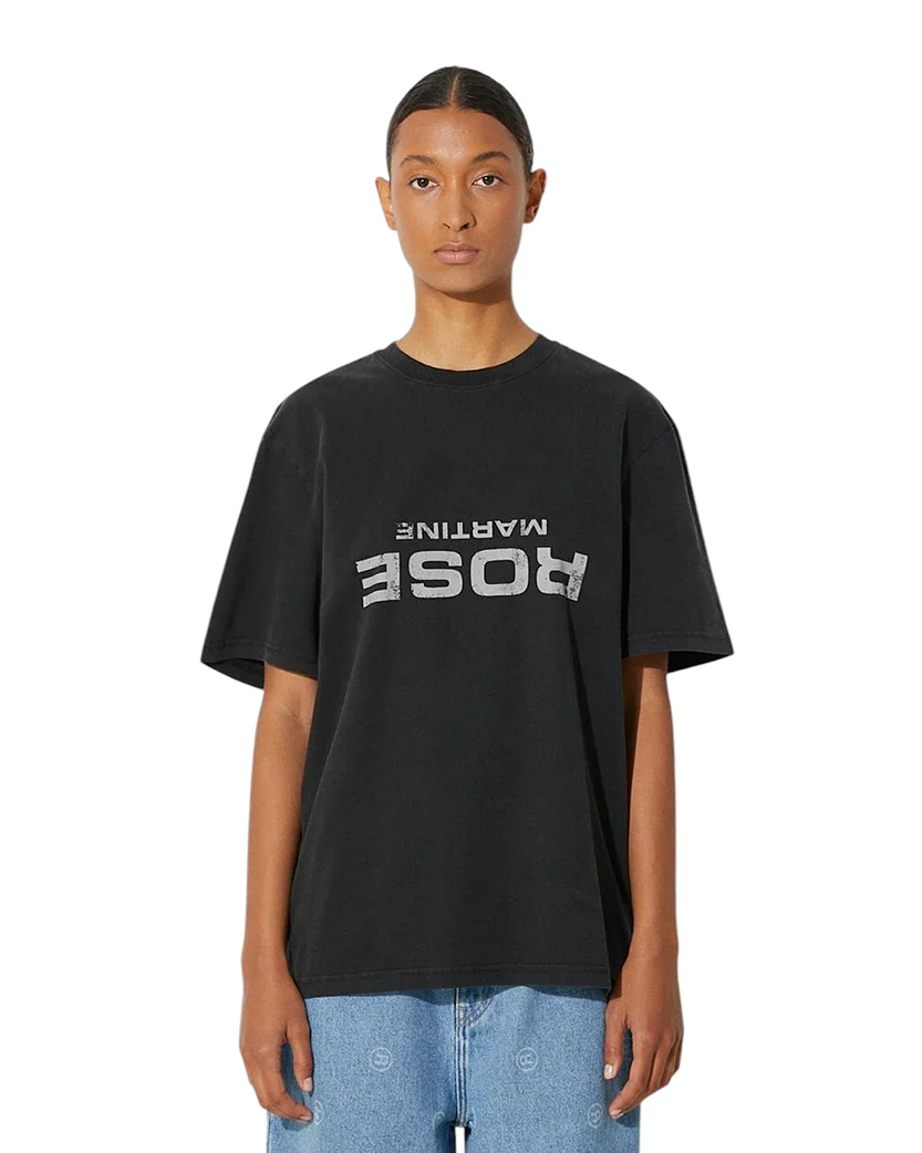 Martine Rose Classic T-Shirt Washed Black