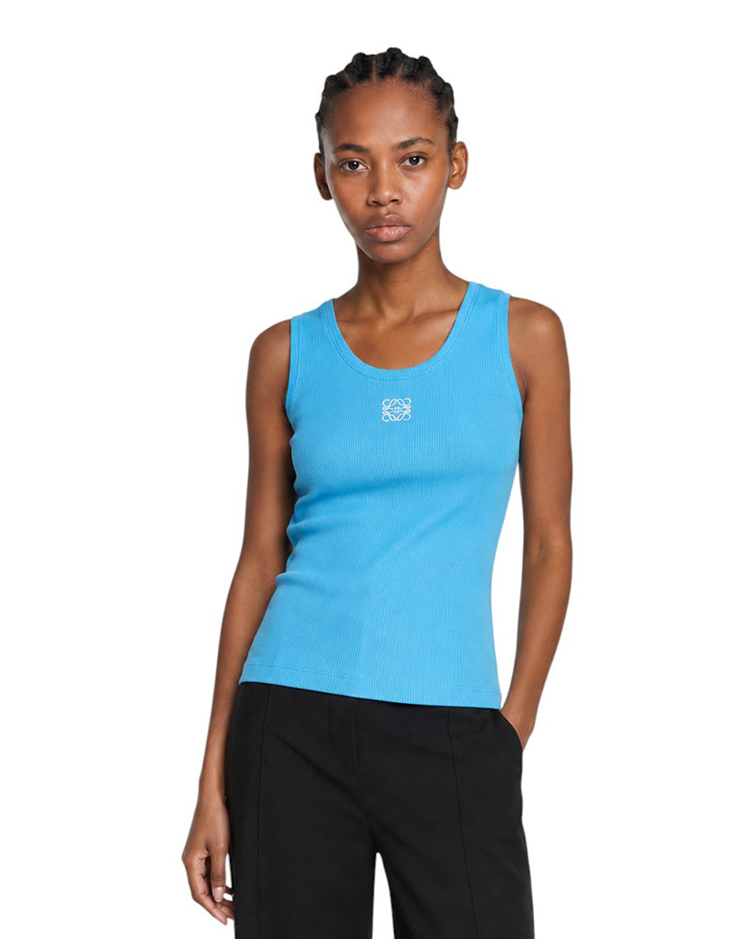 Loewe Anagram Tank Top Blue