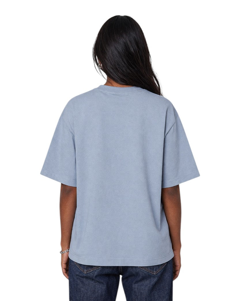 Acne Studios Logo cotton jersey T-shirt Sky Blue
