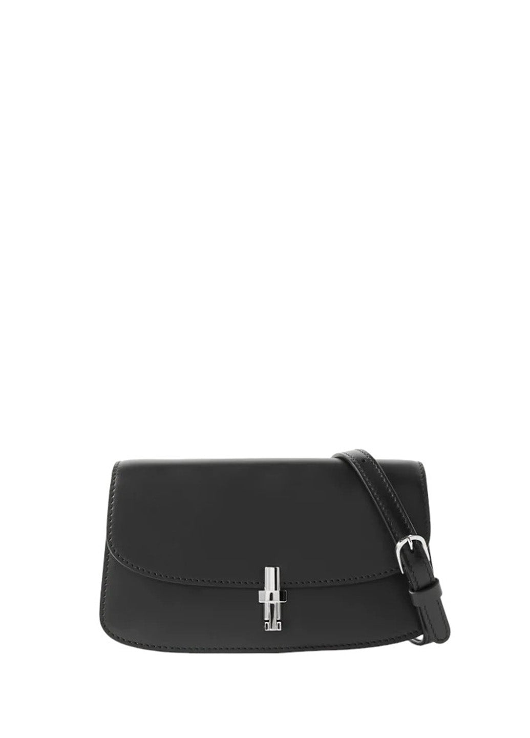 The Row Sofia Mini Leather Bag in Black