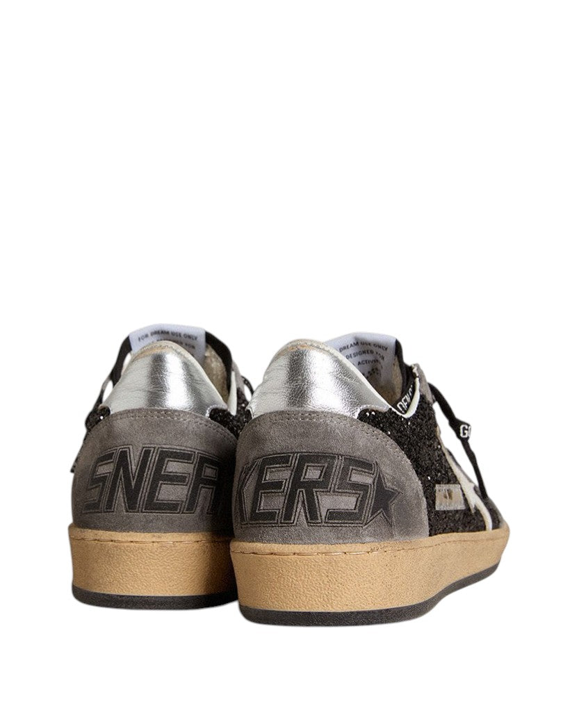 Кеди Golden Goose Ball Star in Glitter with Leather Star | SSTORIES