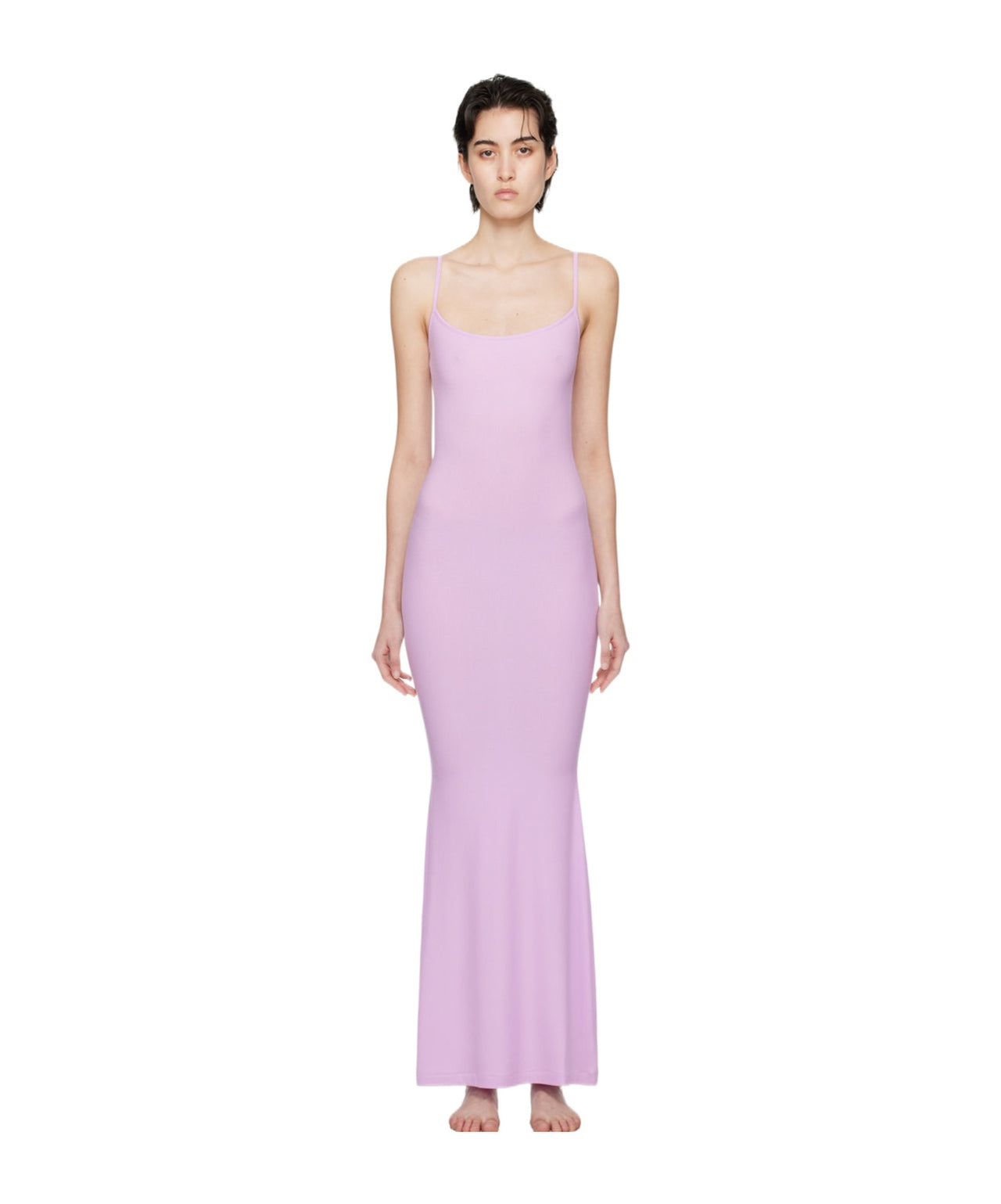 Skims Soft Lounge Long Slip Dress Sugar Plum