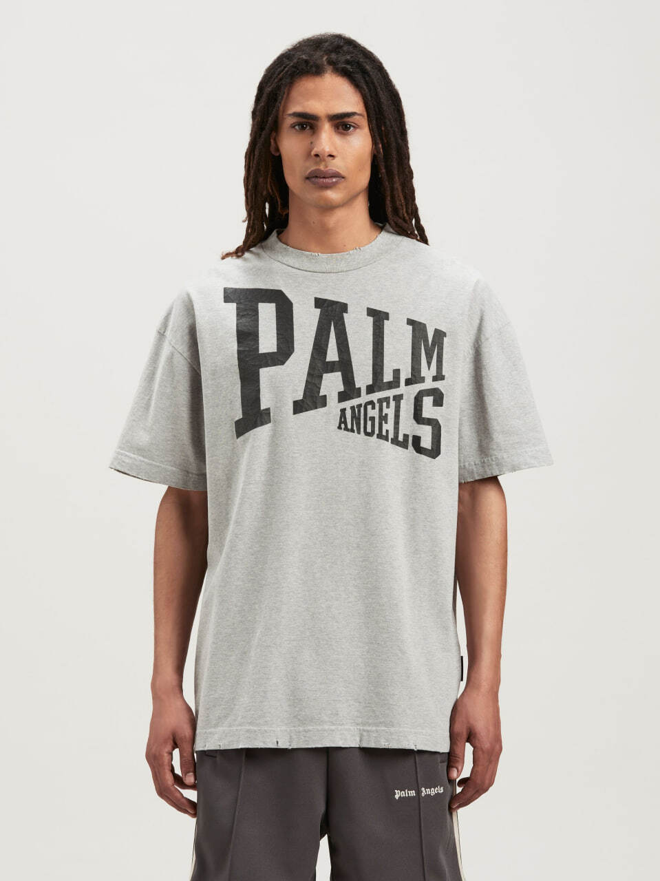 Palm Angels College T-Shirt Grey