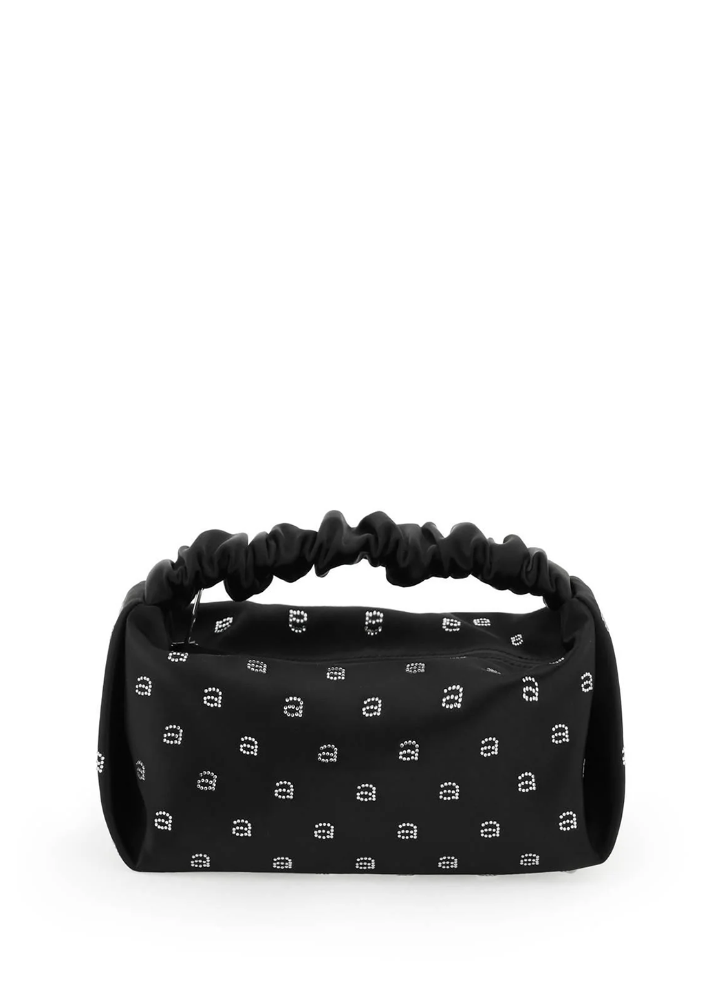 Alexander Wang Scrunchie Crystal Mini Bag Black