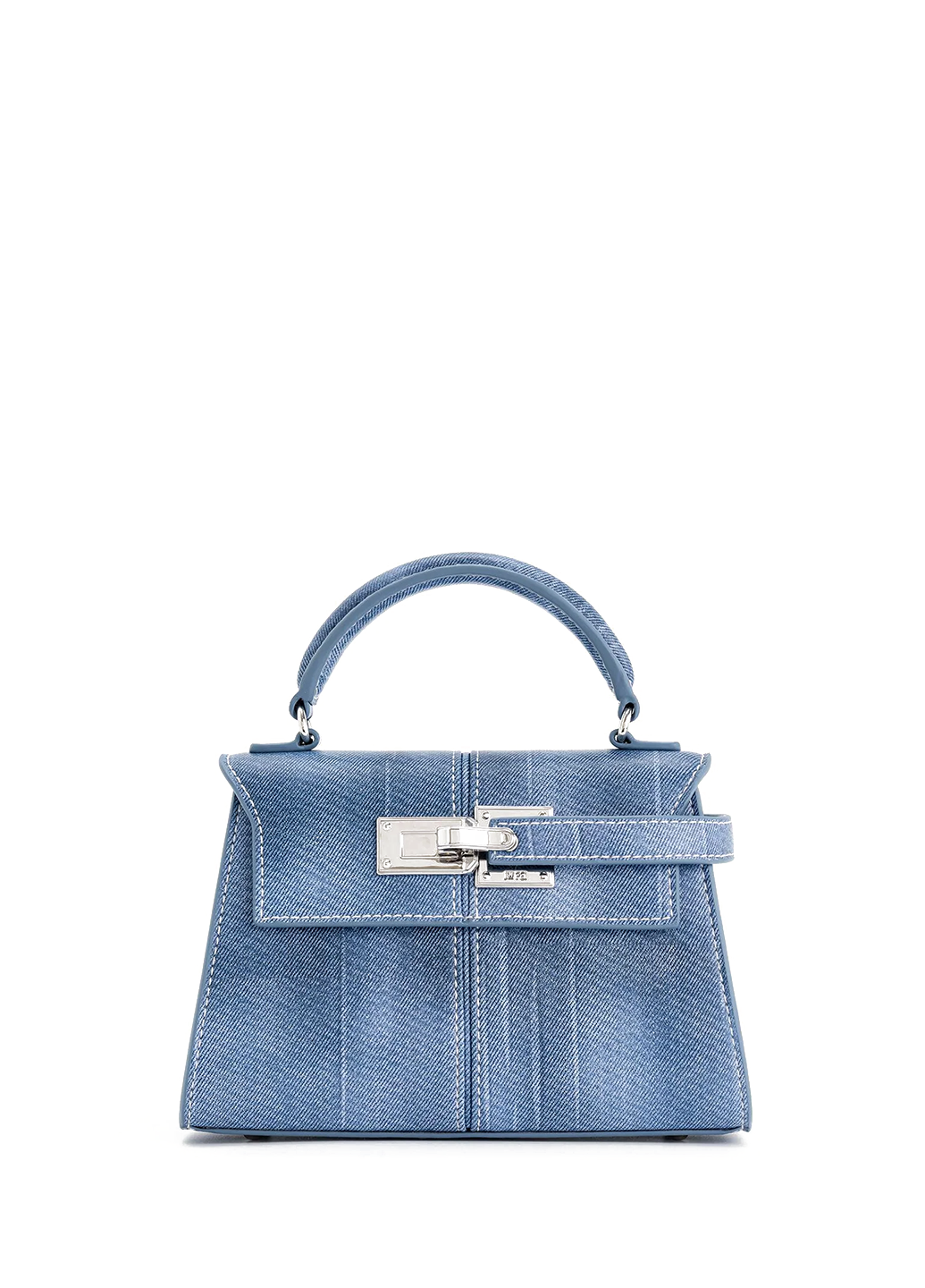 JW PEI Elise Top Handle Bag Blue Denim