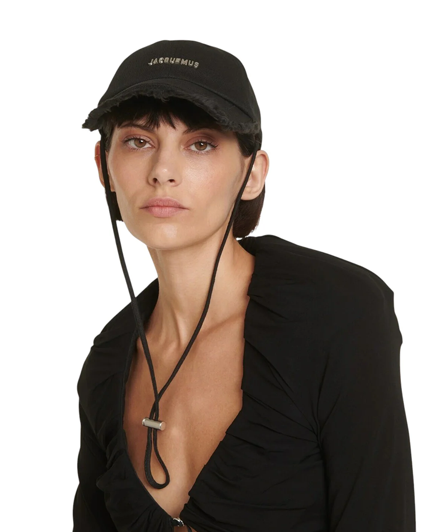 Jacquemus La Casquette Artichaut Baseball Cap Black