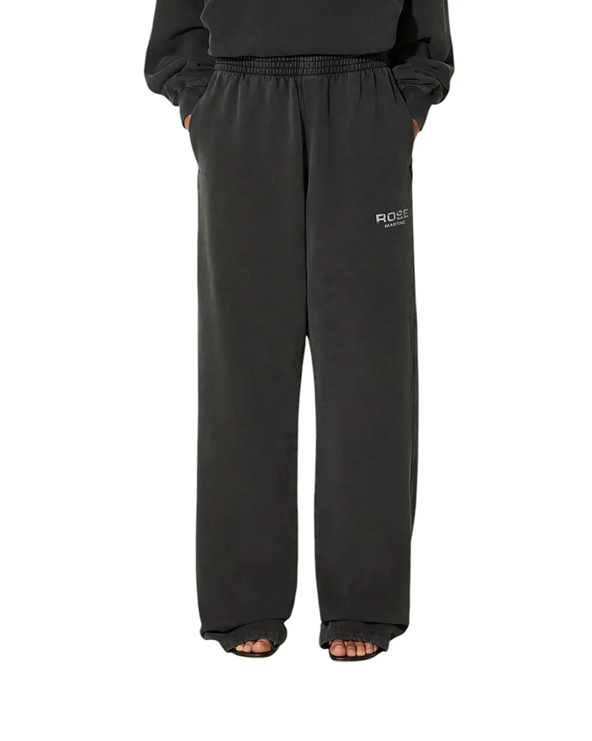 Martine Rose Wide Leg Trackpant Washed Black