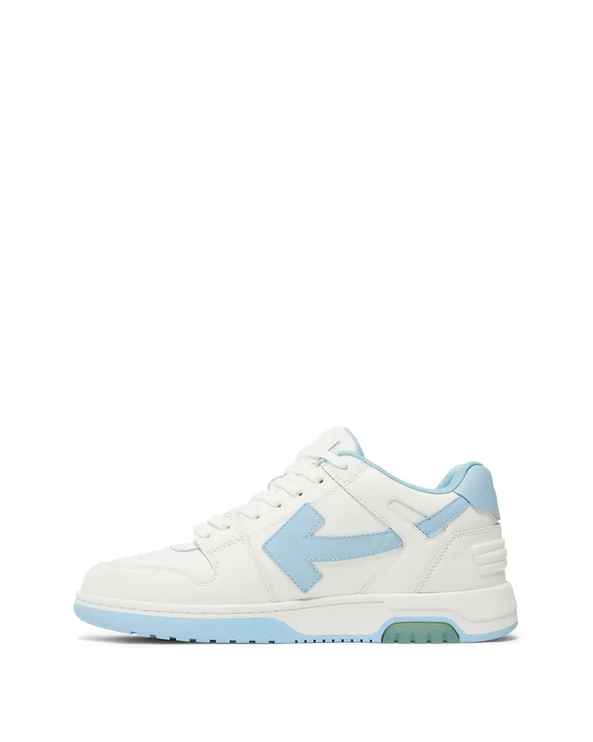 Off White Out Of Office 'OOO' Sneakers White-Light Blue