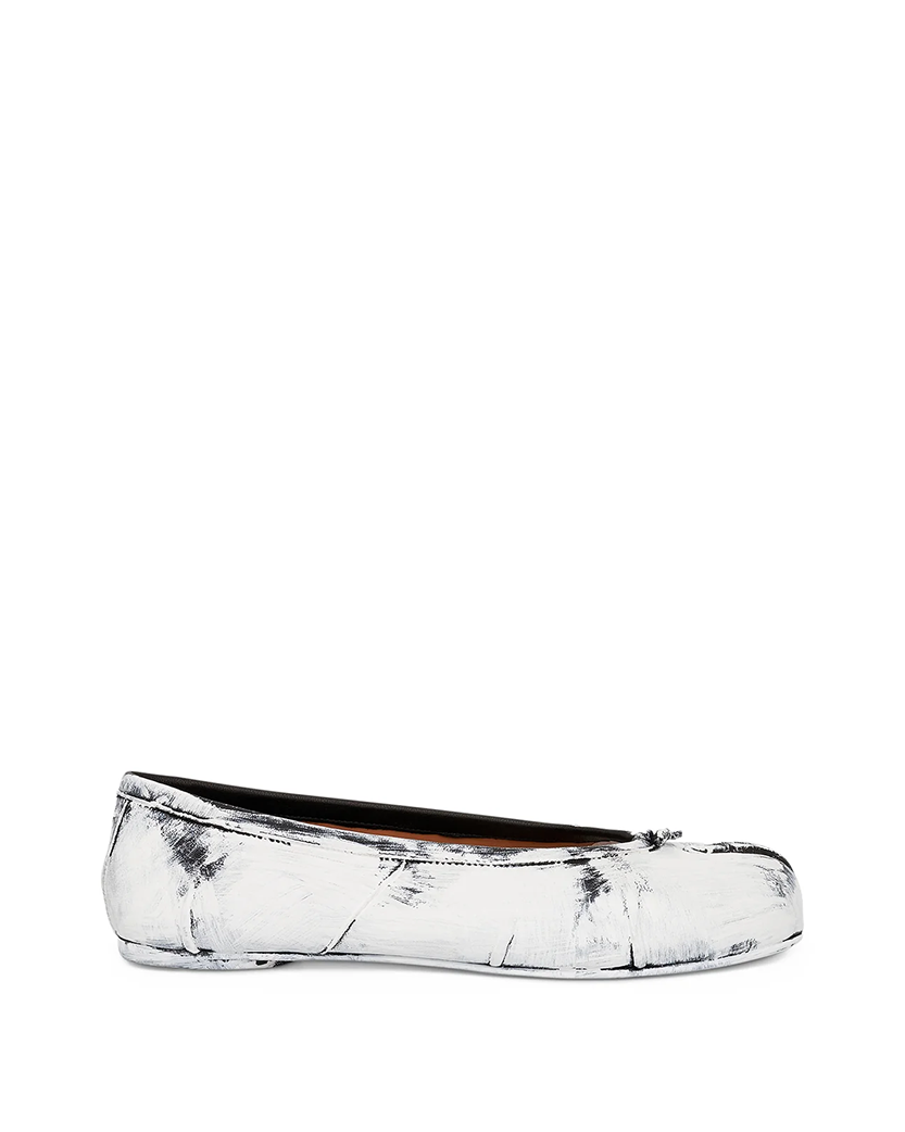 Maison Margiela Tabi Ballet Flats Black/White
