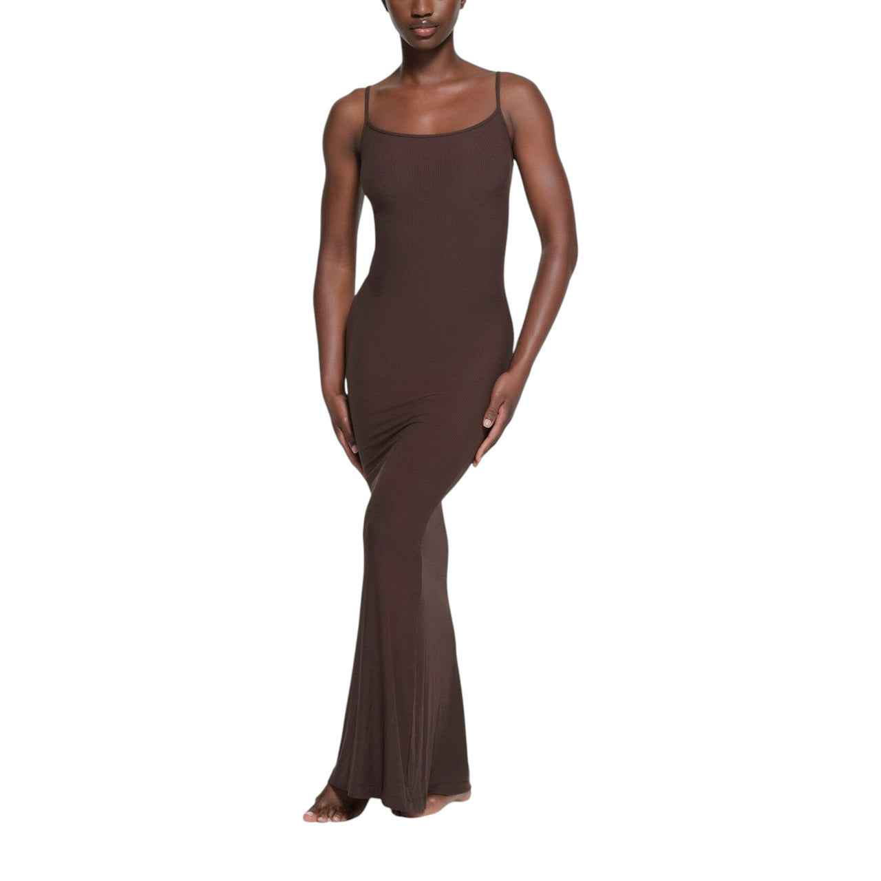 Skims Soft Lounge Long Slip Dress Phoenix