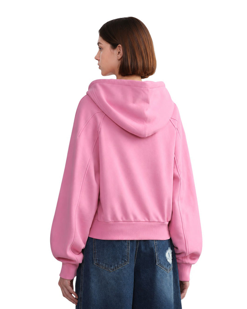 Low Classic Crop Hoodie Pink
