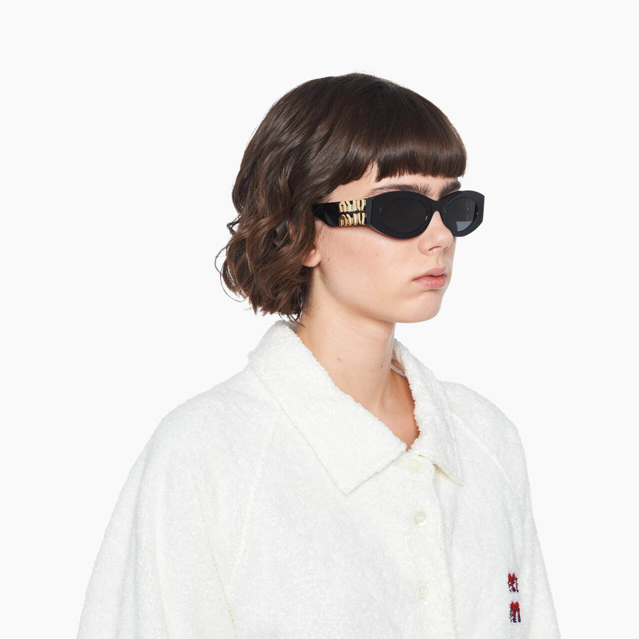 Miu Miu Glimpse Sunglasses MU11W Black