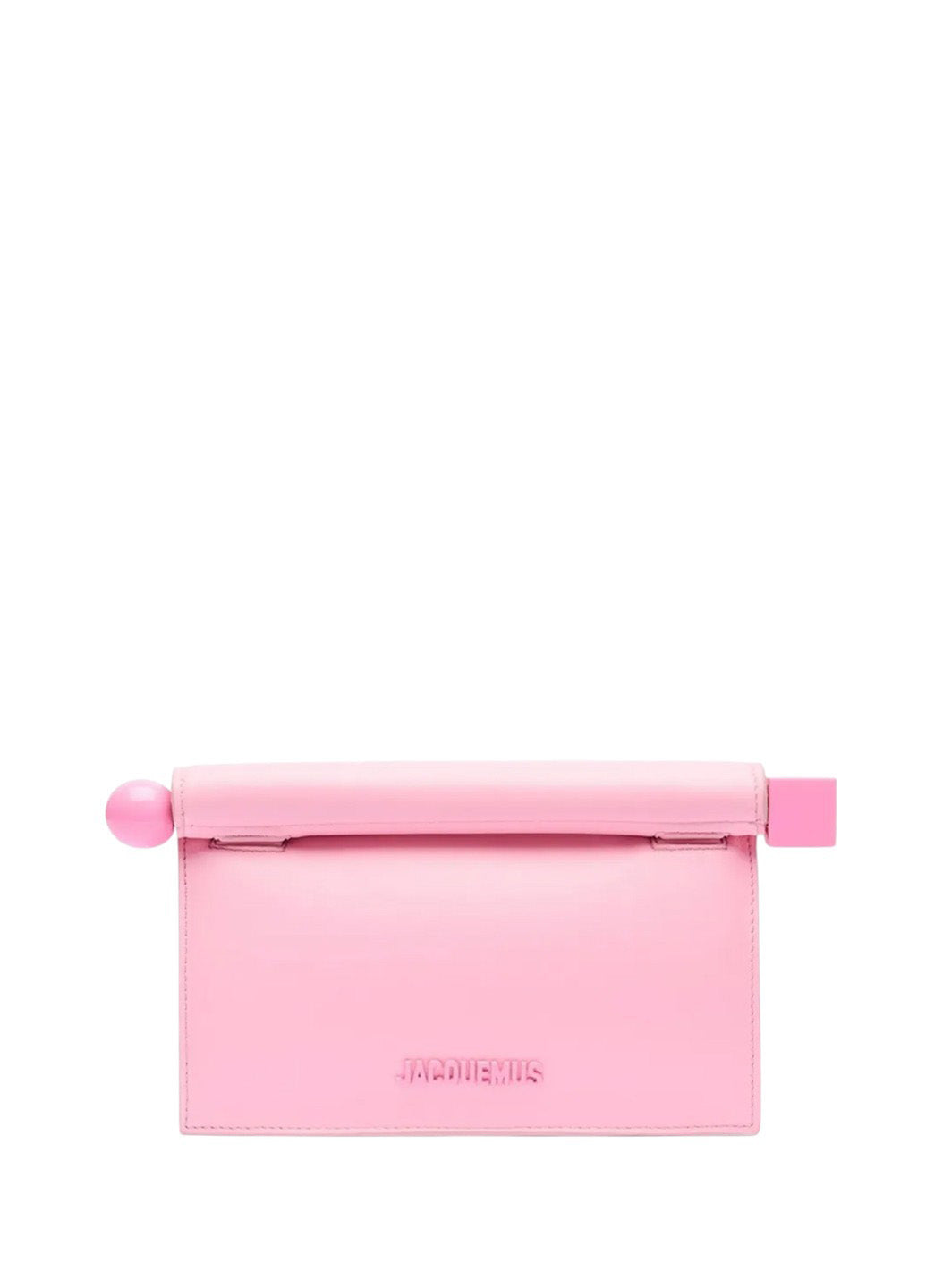 Jacquemus The Rond Carre Clutch Pink