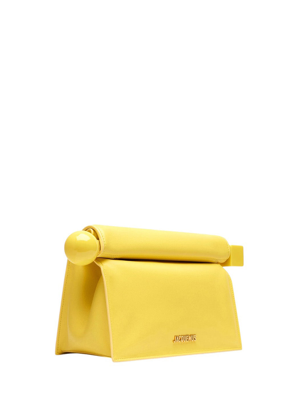 Jacquemus The Rond Carre Clutch Yellow