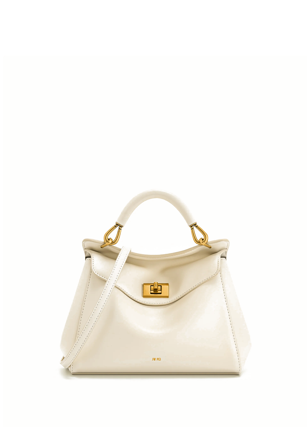 JW PEI Lucia Classic Top Handbag White