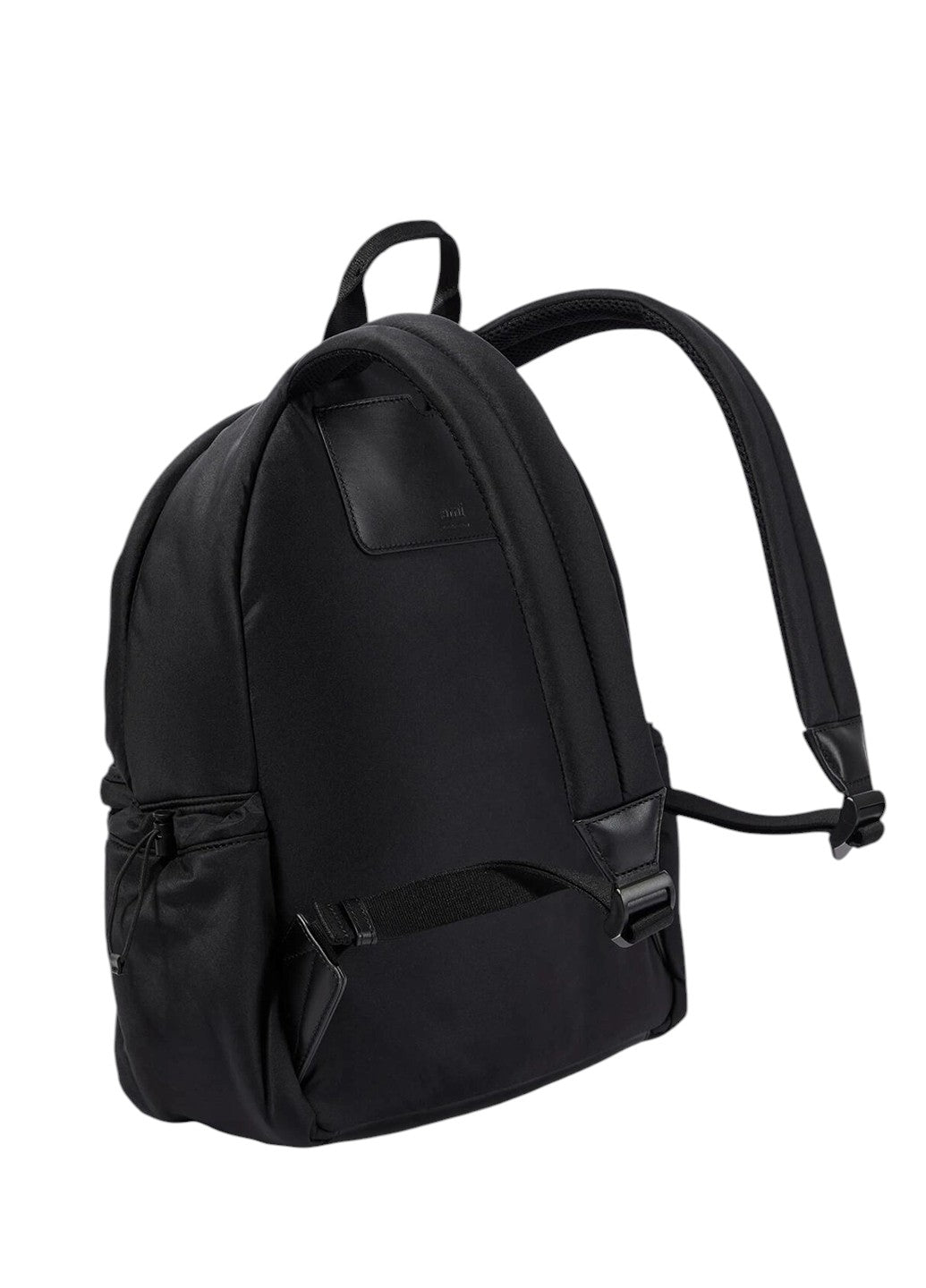 AMI Paris Ami De Coeur Nylon Backpack Black