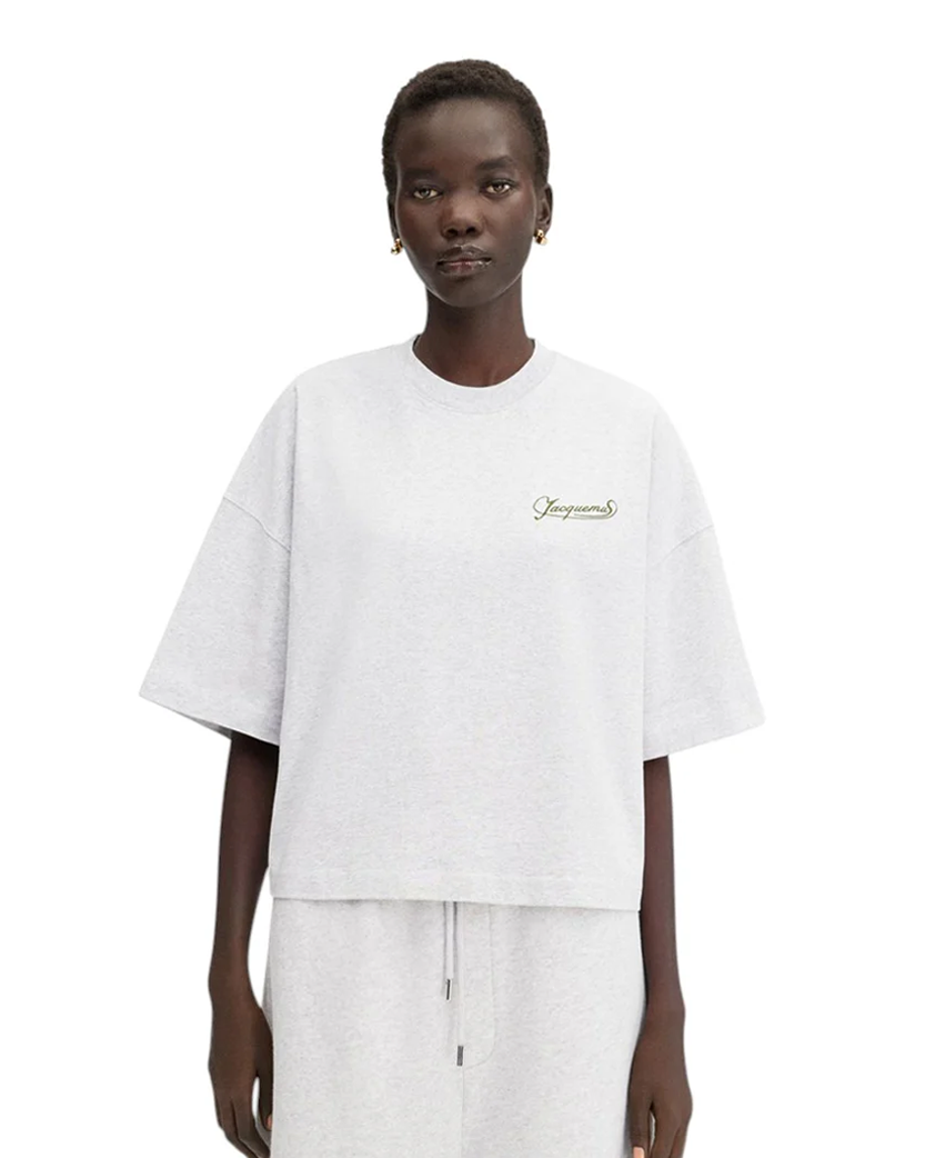 Jacquemus The Corto T-Shirt Uni Club Grey